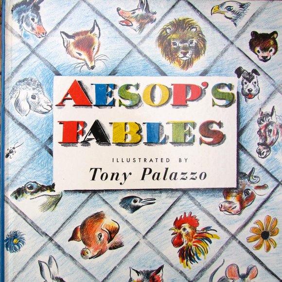 AESOP'S FABLES 1954 VINTAGE EXCELLENT HARDCOVER w TONY PALAZZO ART, DOUBLDAY - Picture 14 of 15